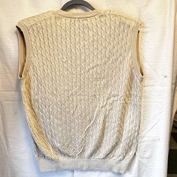 Bobby Jones XL 100% Cotton Vest Outdoors Golf Made in‎ USA - Picture 3 of 6